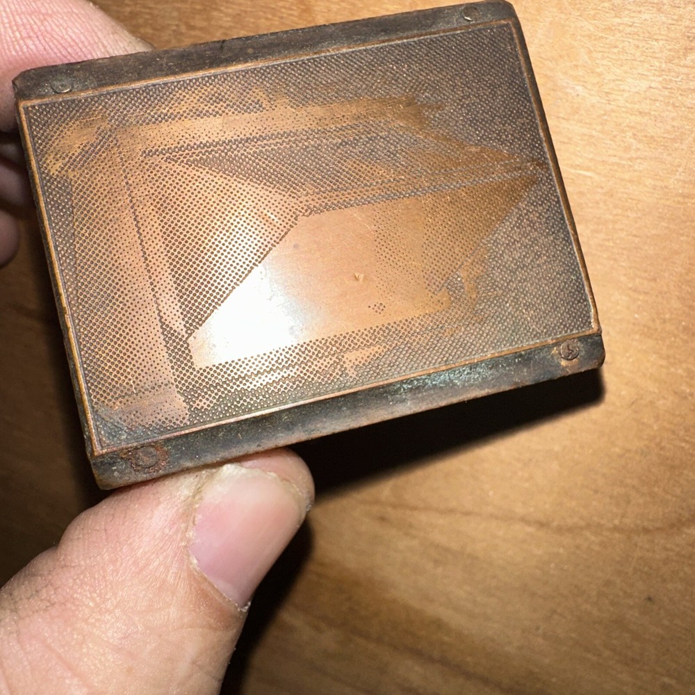 Printing Block Type Cut ( Unknown Image??) Copper Face