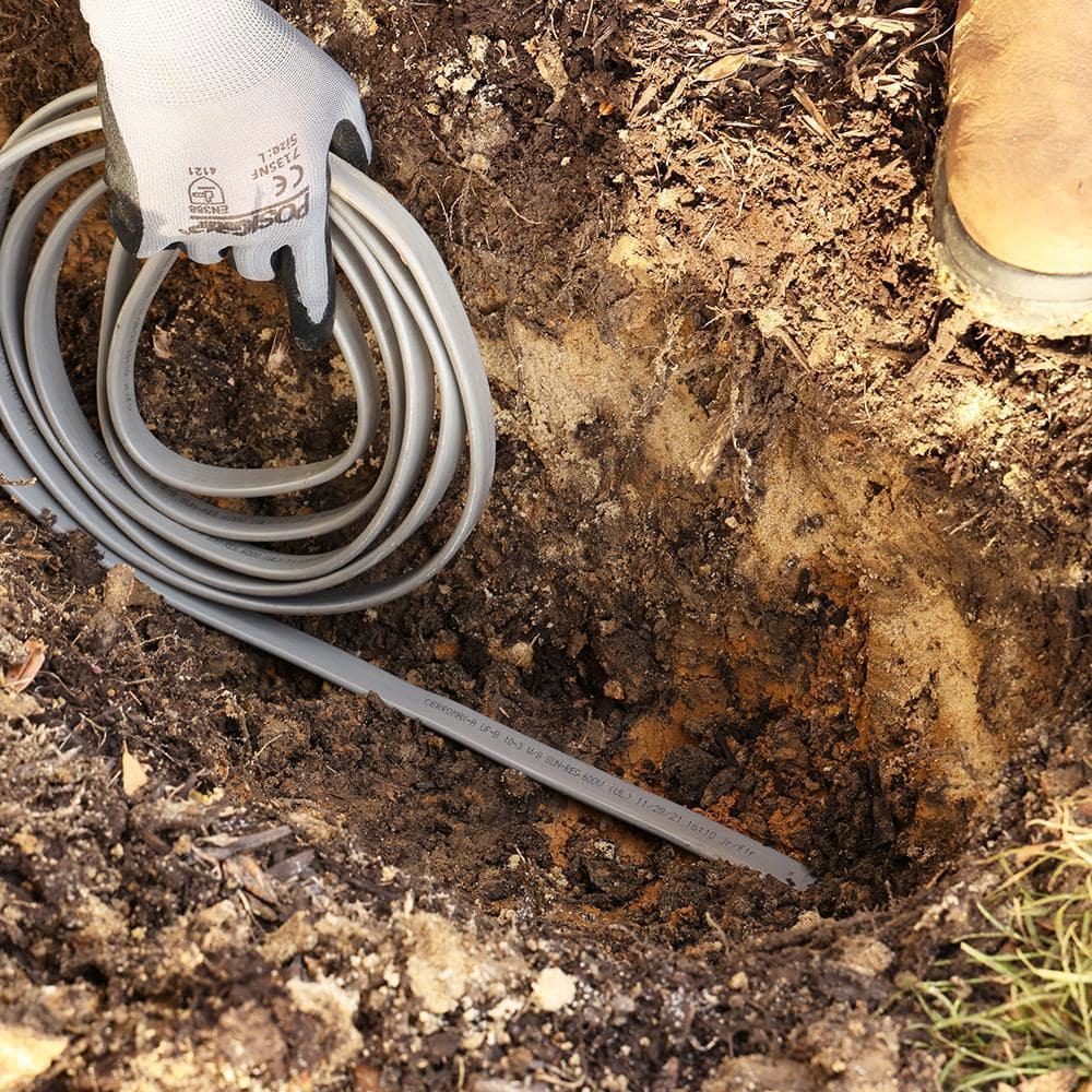 50 Ft. 14/2 Gray Solid CerroMax Copper UF-B Cable With Ground Wire