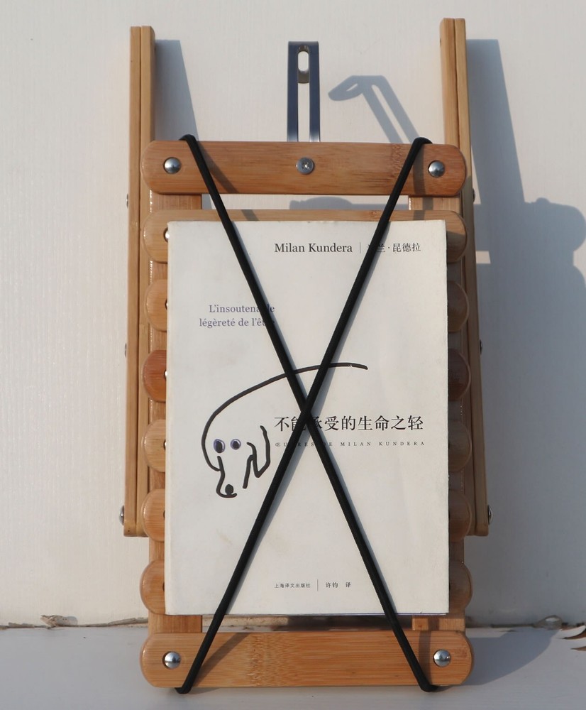Bamboo Bicycle Rear Rack With Bungee Cords