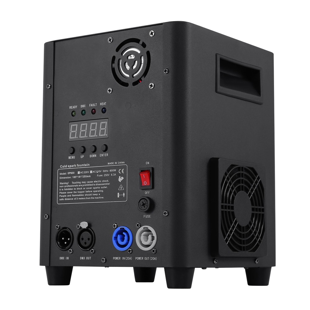 2pcs 750W Cold Spark Machine Stage Effect DMX Firework DJ Event Party Wedding