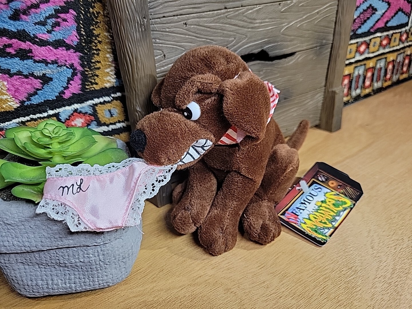 Meanie Beanie Babies Vintage Infamous Series BUDDY Bill Clinton's Dog Lewinsky