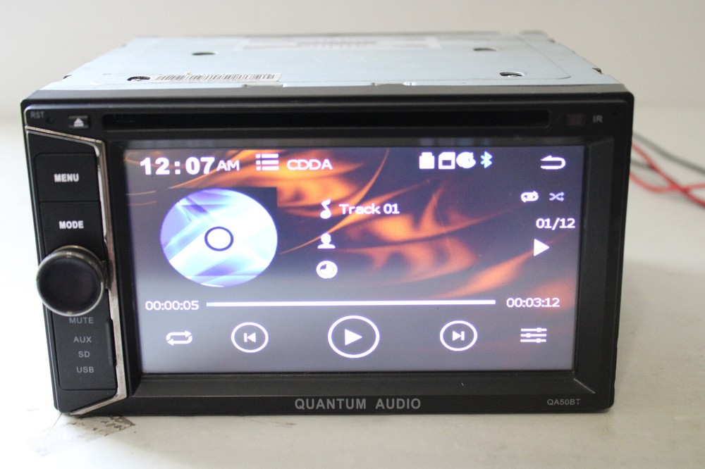 Quantum Audio QA50BT 6.2" Radio Touchscreen DVD USB SD Aux Bluetooth Player