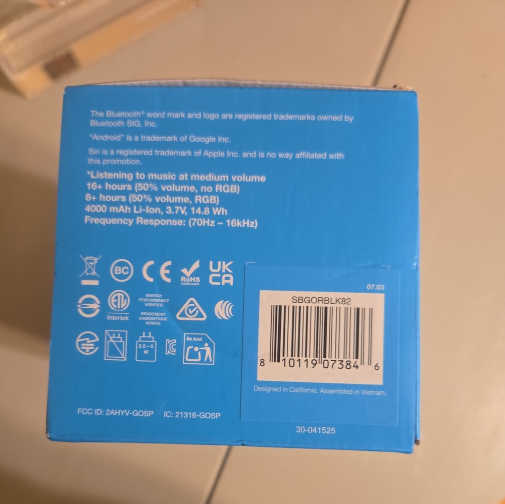 JLab JBuds Go Party Portable Bluetooth Speaker System !! Labsync Technology