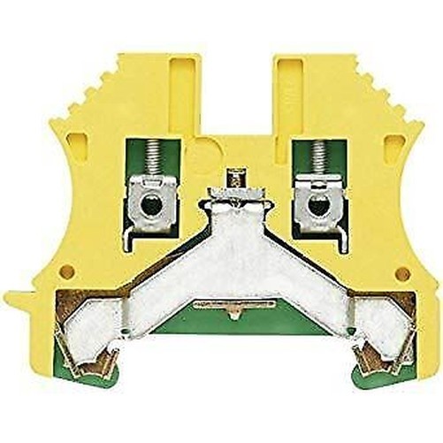 Weidmuller PE terminal WPE 2.5, Screw connection, 2.5 mm²