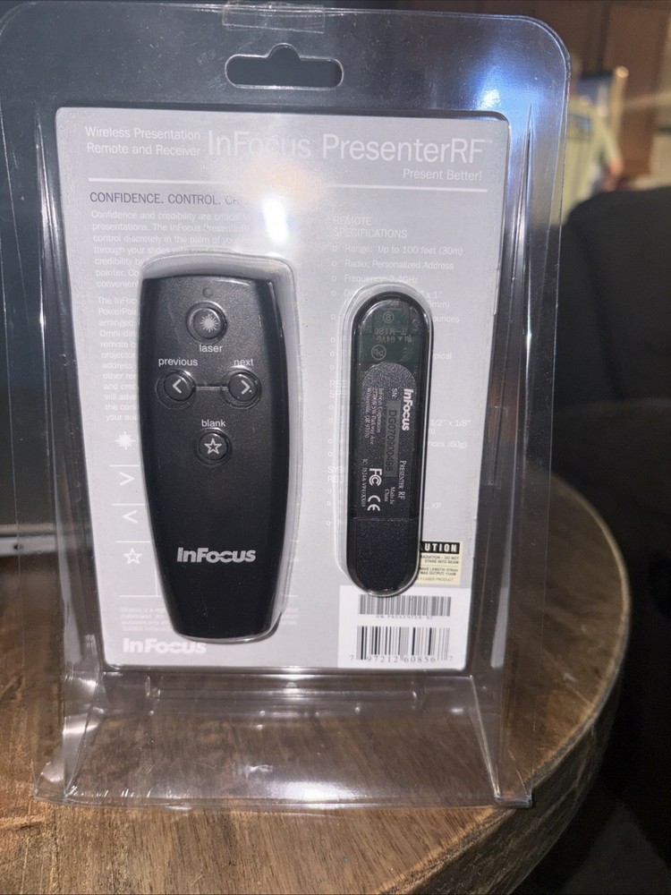 InFocus Presenter RF Wireless Presentation Remote And Receiver