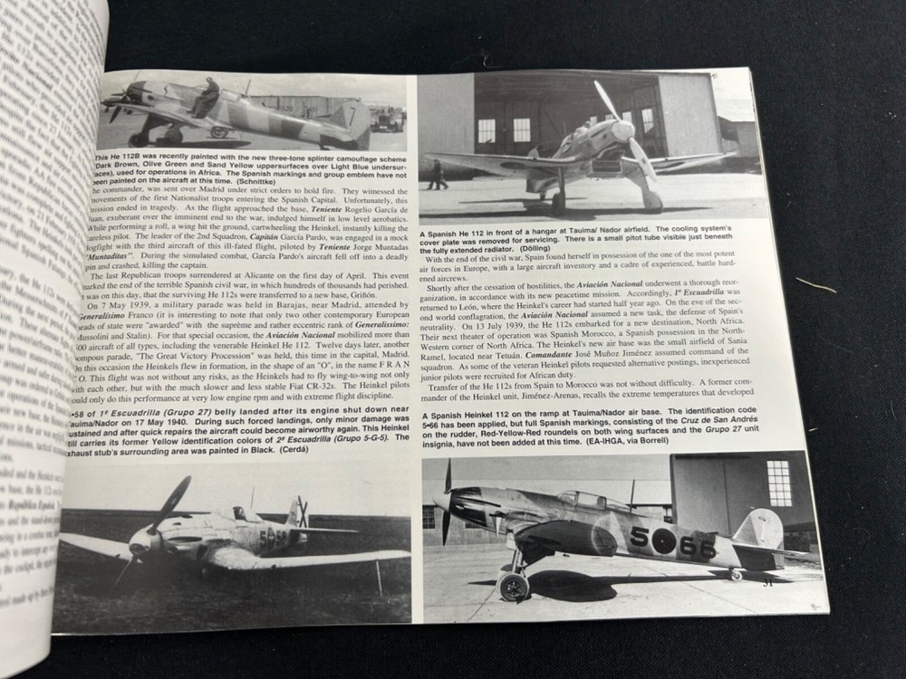 Heinkel He 112 In Action Book