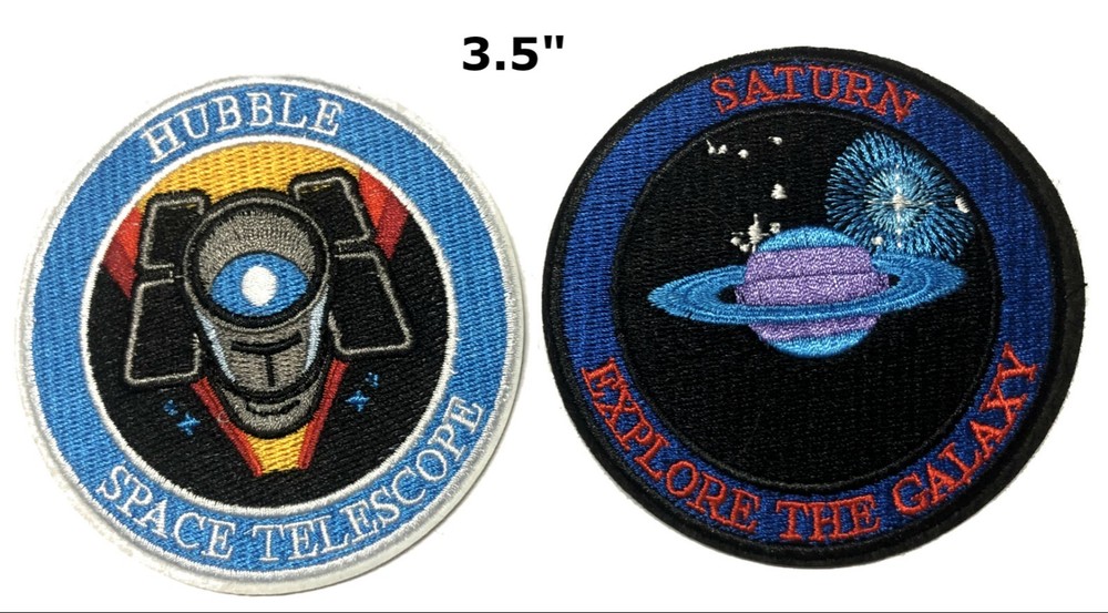 ROUND SOLAR SYSTEM SPACE PROGRAM ASTRONAUT EMBROIDERED PATCH COSTUME