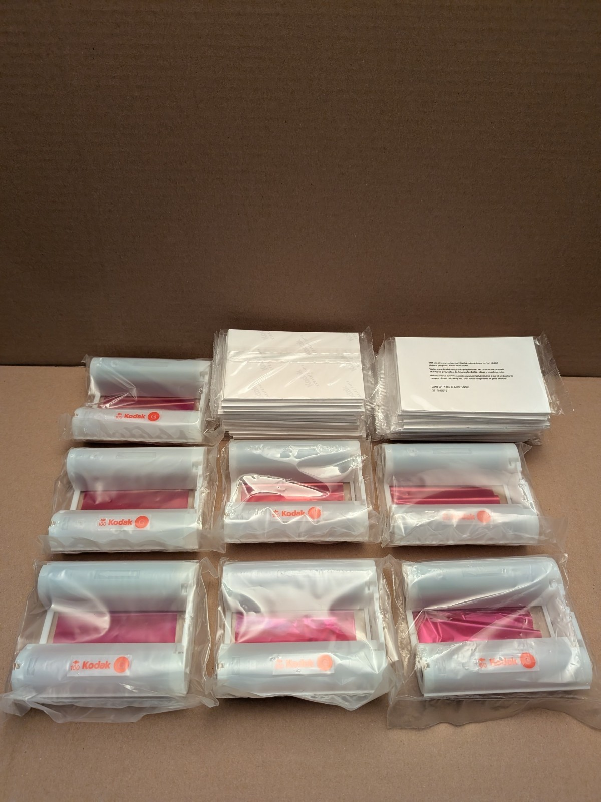 Kodak EasyShare G600 550 Sheets Photo Paper & 7 Lot  Ribbon Bundle