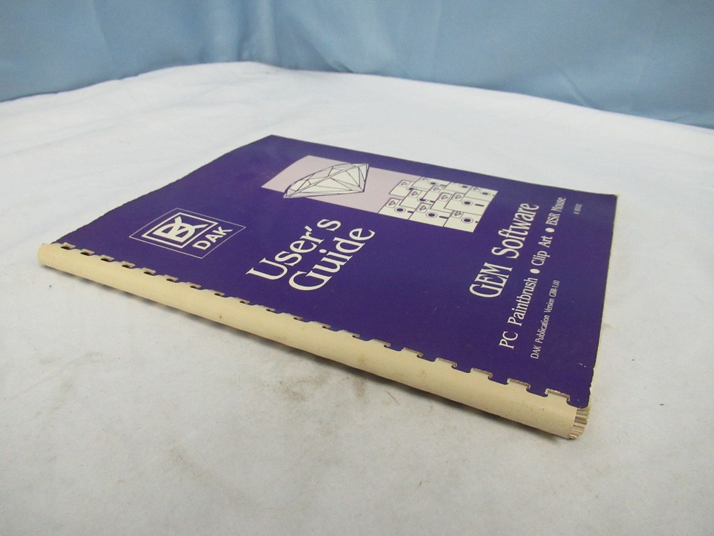 DAK User's Guide GEM Software GBR-1.00 #80102 (W)