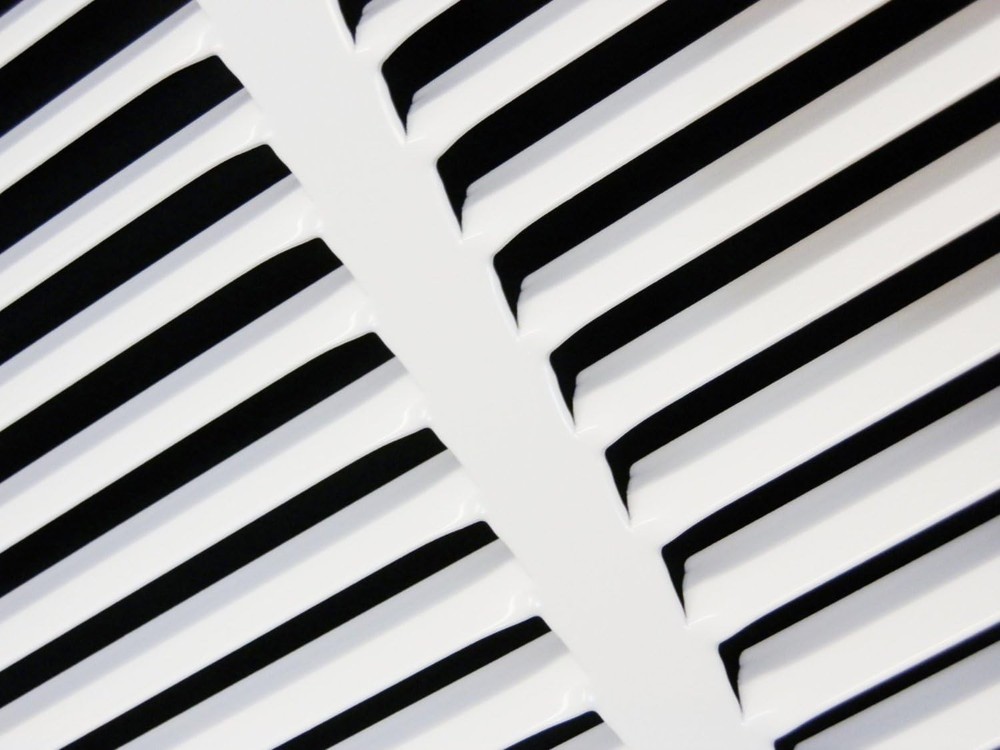 30x8 Return Air Grille 1/2" White
