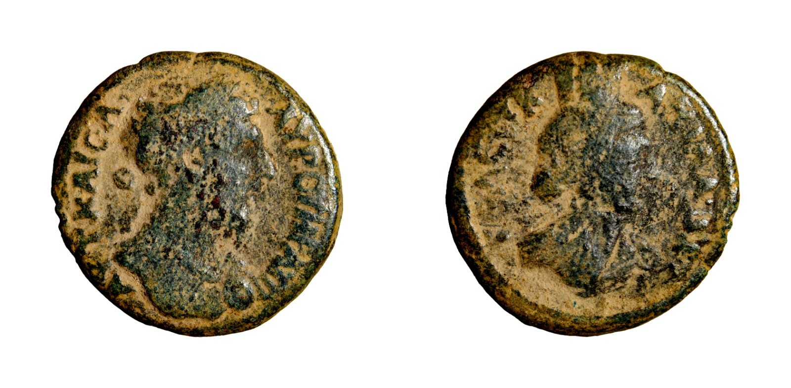 RARE Biblical Decapolis Judaea Coin Abila. Marcus Aurelius Philosopher Emperor