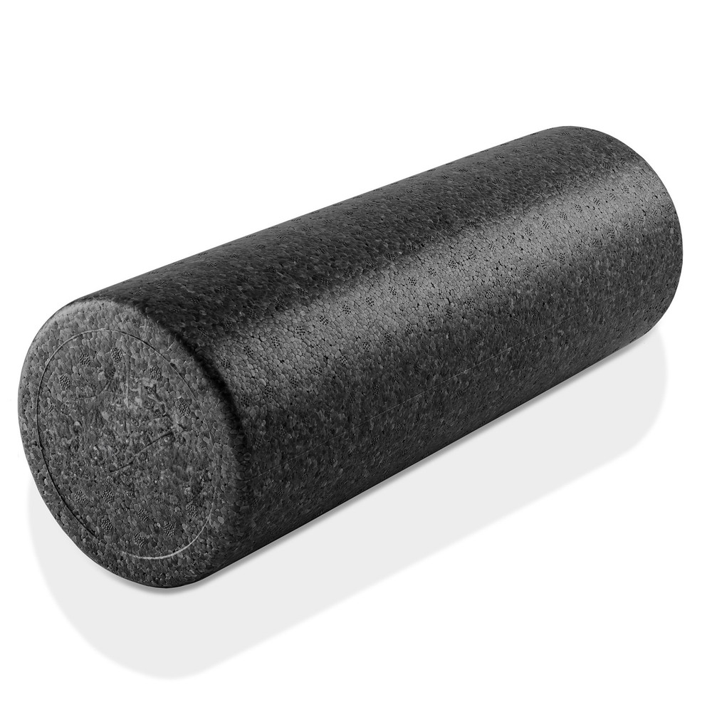 18" High-Density Foam Exercise Roller - Round Black