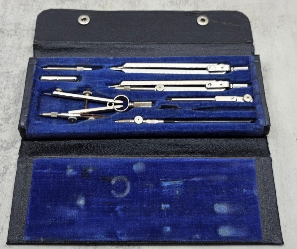 Vintage Cramercy Drafting Set And Compass Made in Germany