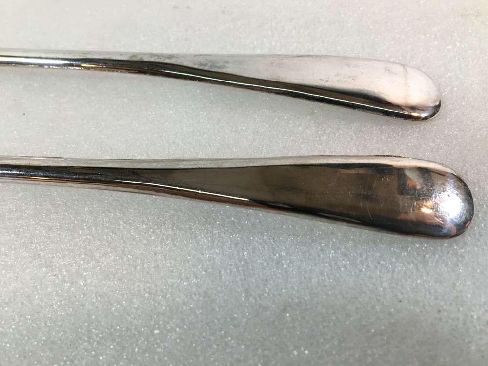 Silver Plated Salad Serving Spoon & Fork ITALY