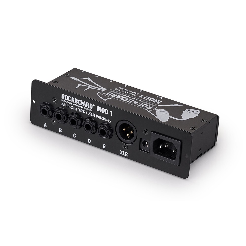 RockBoard MOD 1 V2 - TRS & XLR, IEC & Barrel Patchbay