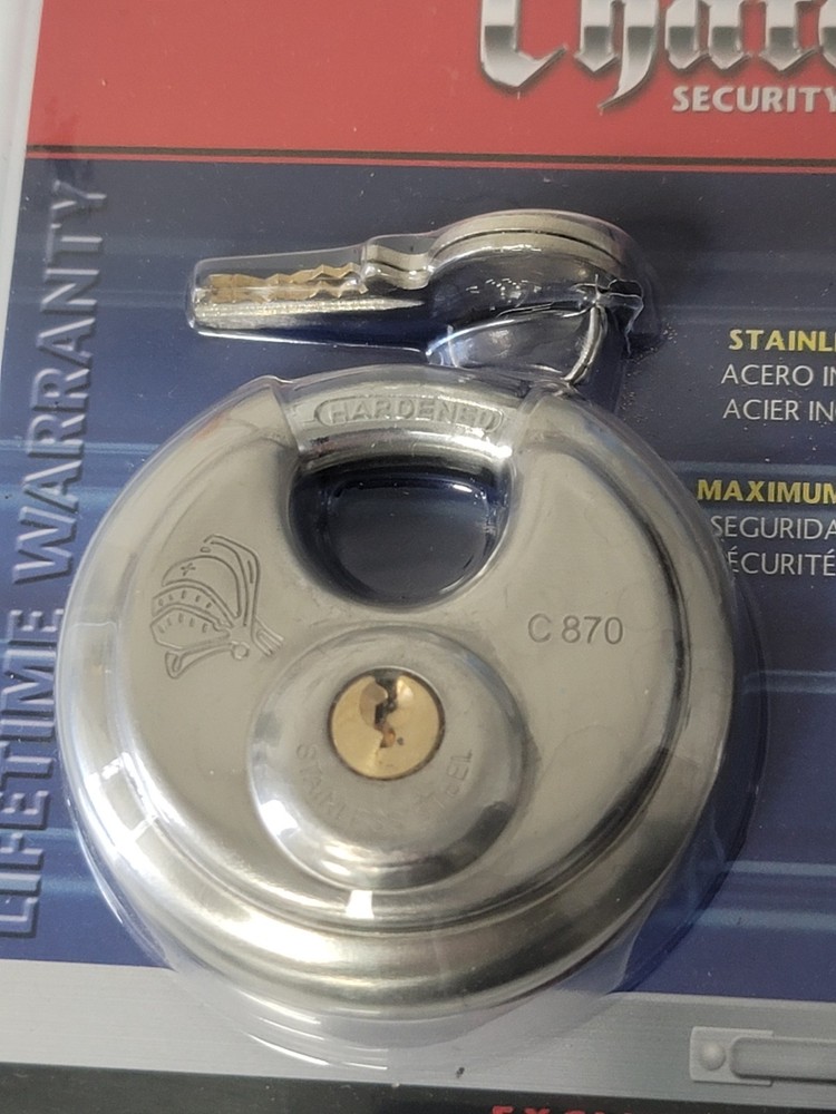 Chateau Self Storage C8702 C870-2 Twin Pack Padlocks Locks Disc Locks