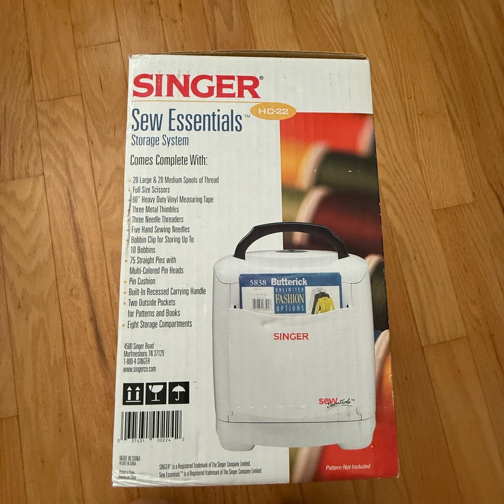 NEW Singer Sew Essentials Storage System Full With Extras