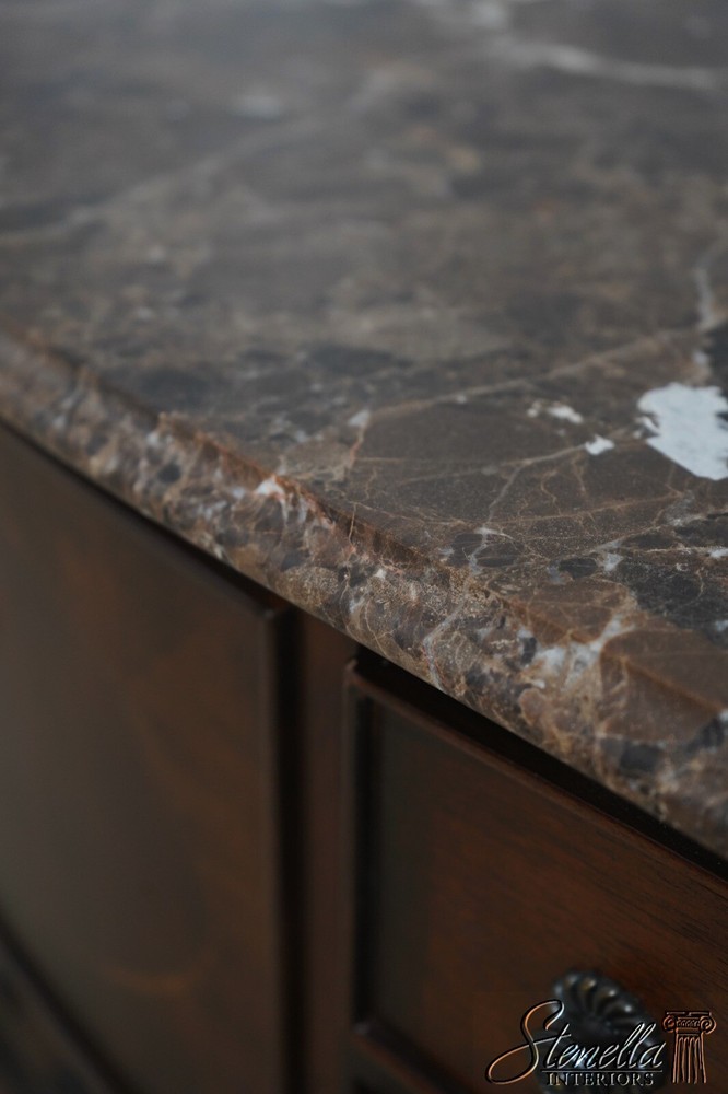 F65537EC: DREXEL Covington Park Marble Top Sideboard