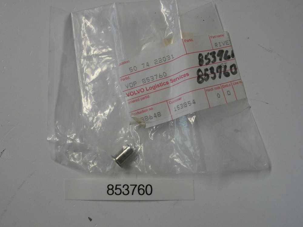 Volvo Penta 853760 Rivet Nut OEM Sterndrive
