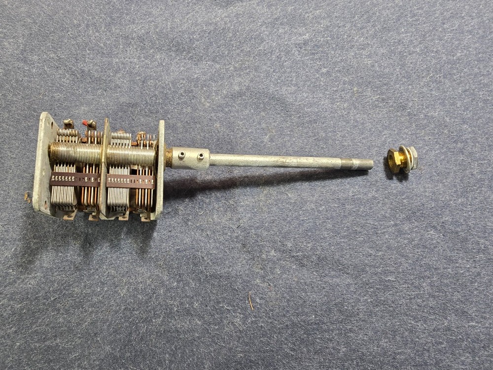 Heathkit SB-401 Transmitter Part - Driver Variable 2 Gang Capacitor with Bushing