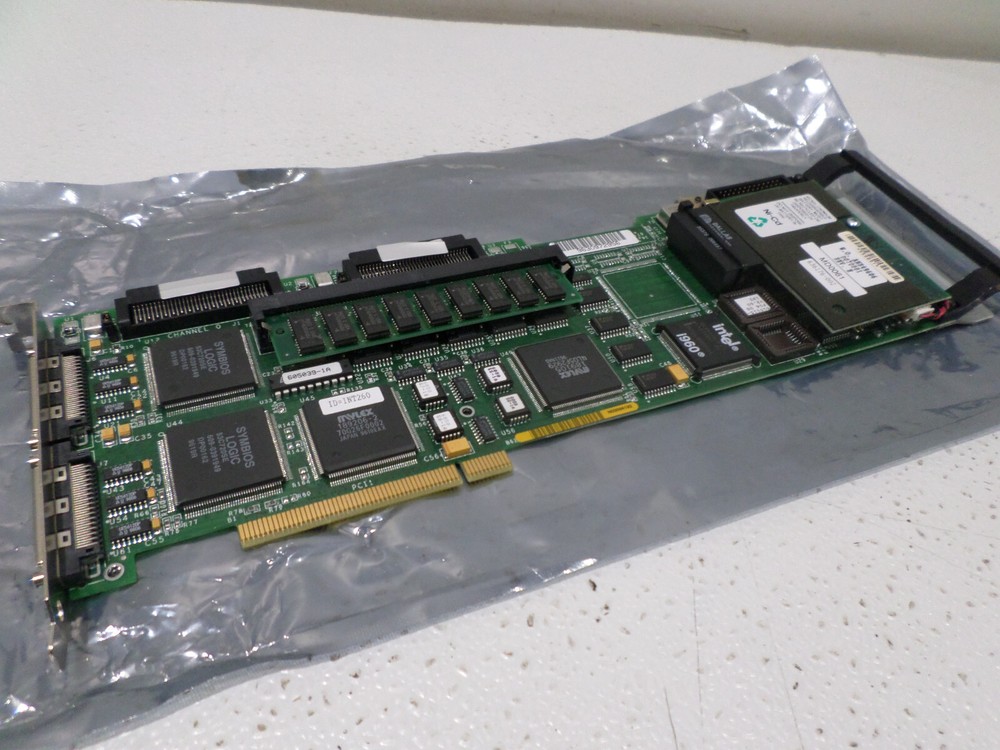 IBM  75H8009 DAC960PL PCI 2 Channel RAID Controller w/ Battery Backup Module