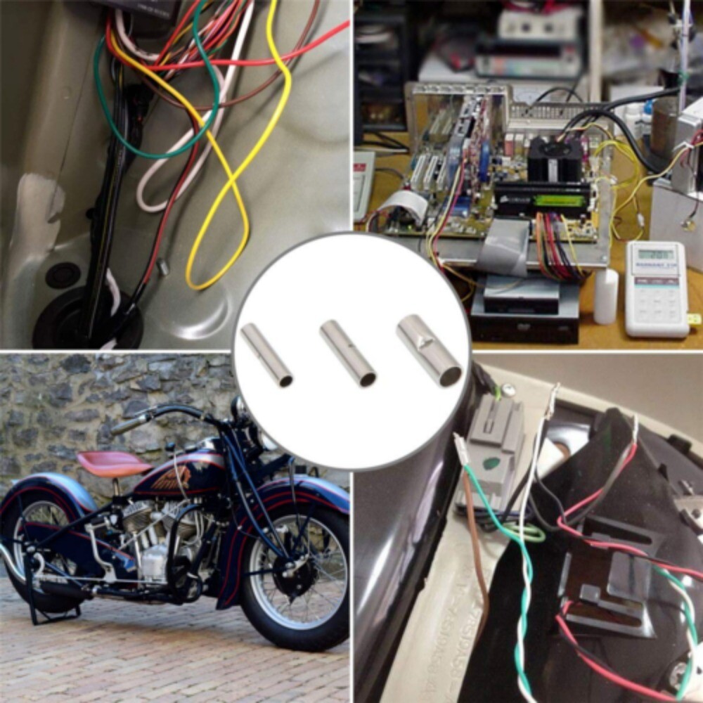 660PCS Non Insulated Butt Splice Uninsulated Crimp Wire Connectors Terminals Kit