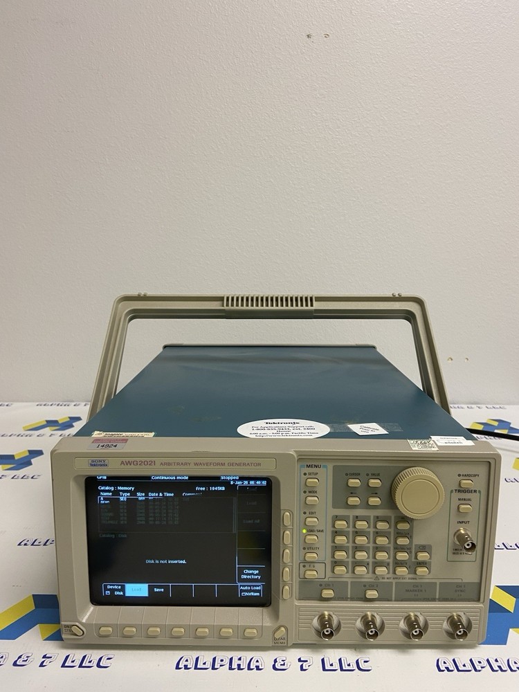 Sony Tektronix AWG2021 Arbitrary Waveform Generator