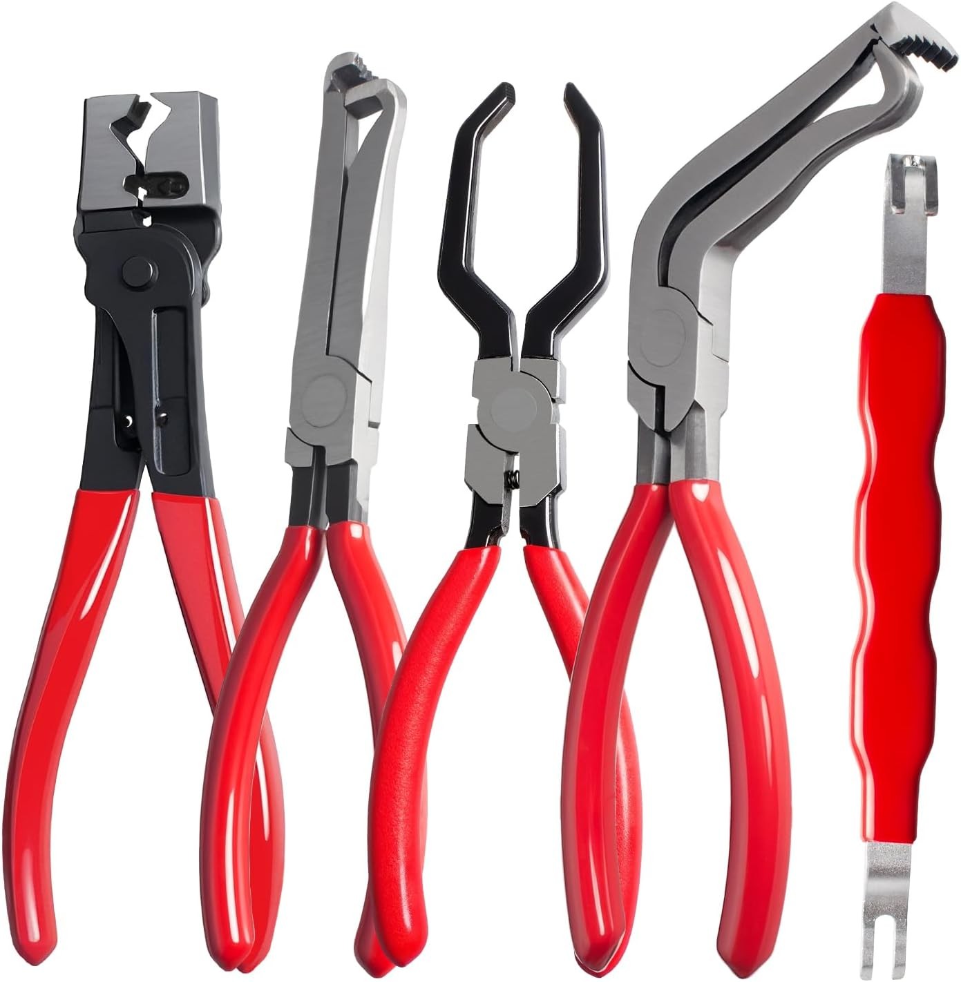 5Pc Electrical Disconnect Pliers For Car Connector Separator Automotive Tool Kit