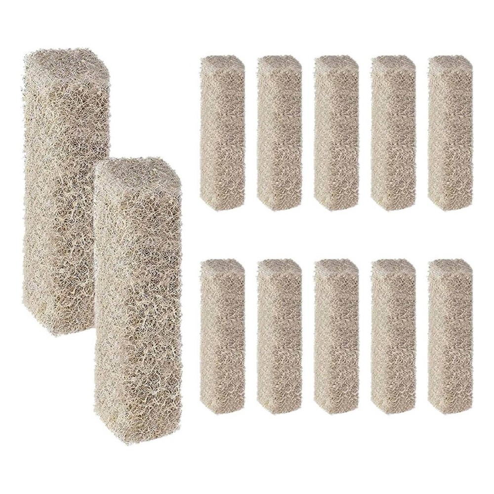 12PCS Aquarium Ammonia Filter Pads Replacement Compatible For HOB Filter