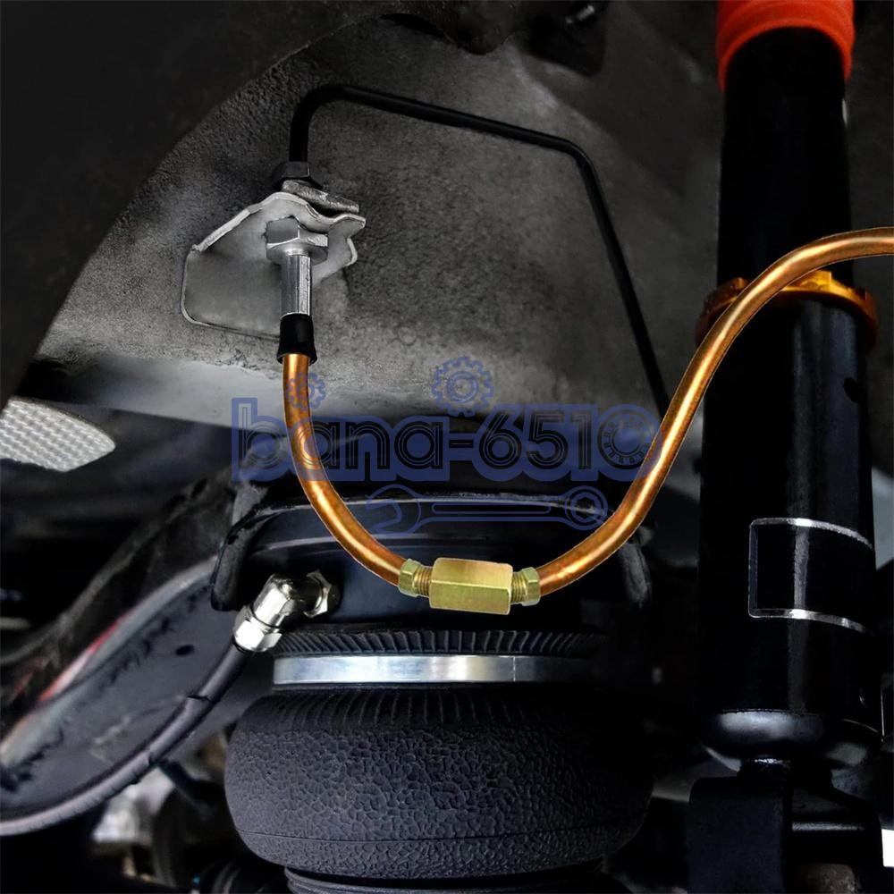 Copper Nickel Brake Line Tubing Kit 3/16 OD 25 Ft Coil Roll all Size Fittings US