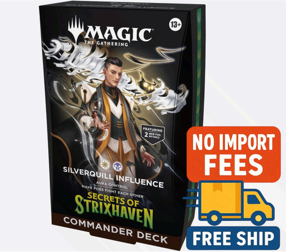 MTG: Secrets of Strixhaven Commander Deck-Silverquill Influence