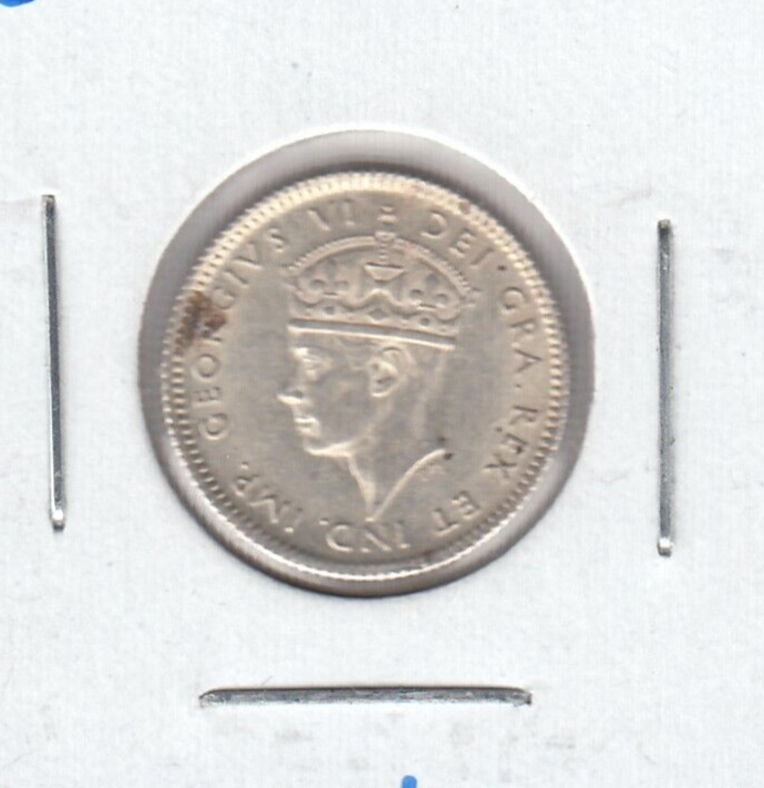 1940 C Newfoundland Five Cent Silver Coin