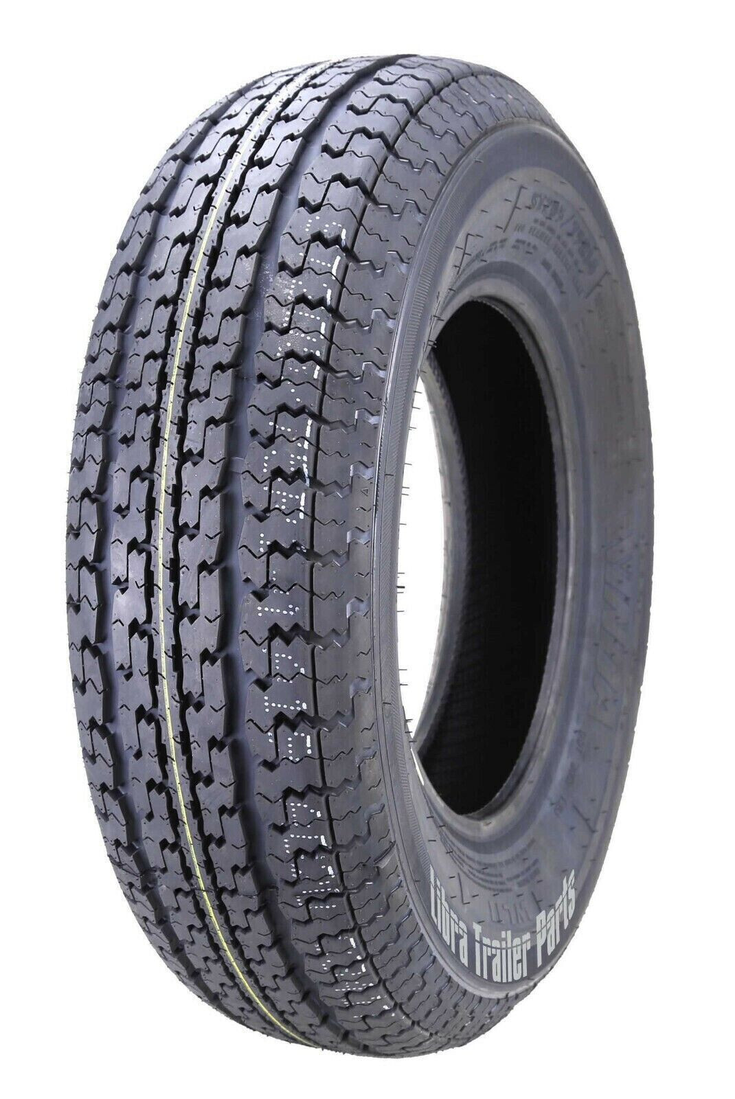 2 ST175/80R13 FREE COUNTRY Trailer Tires Radial 8 Ply LR M w/Scuff Guard