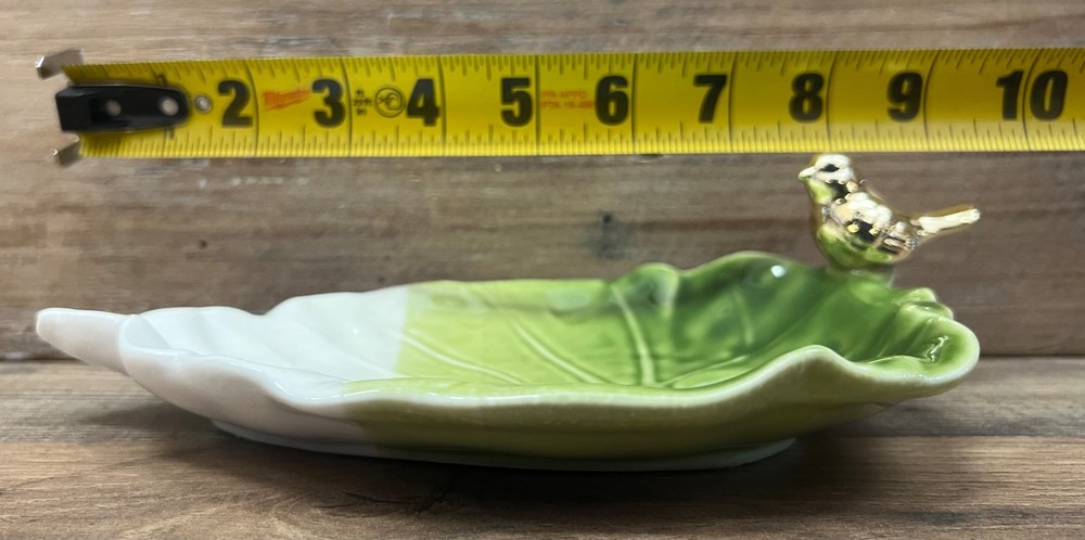 Leaf Ceramic Tray 9.5" x 2.5"