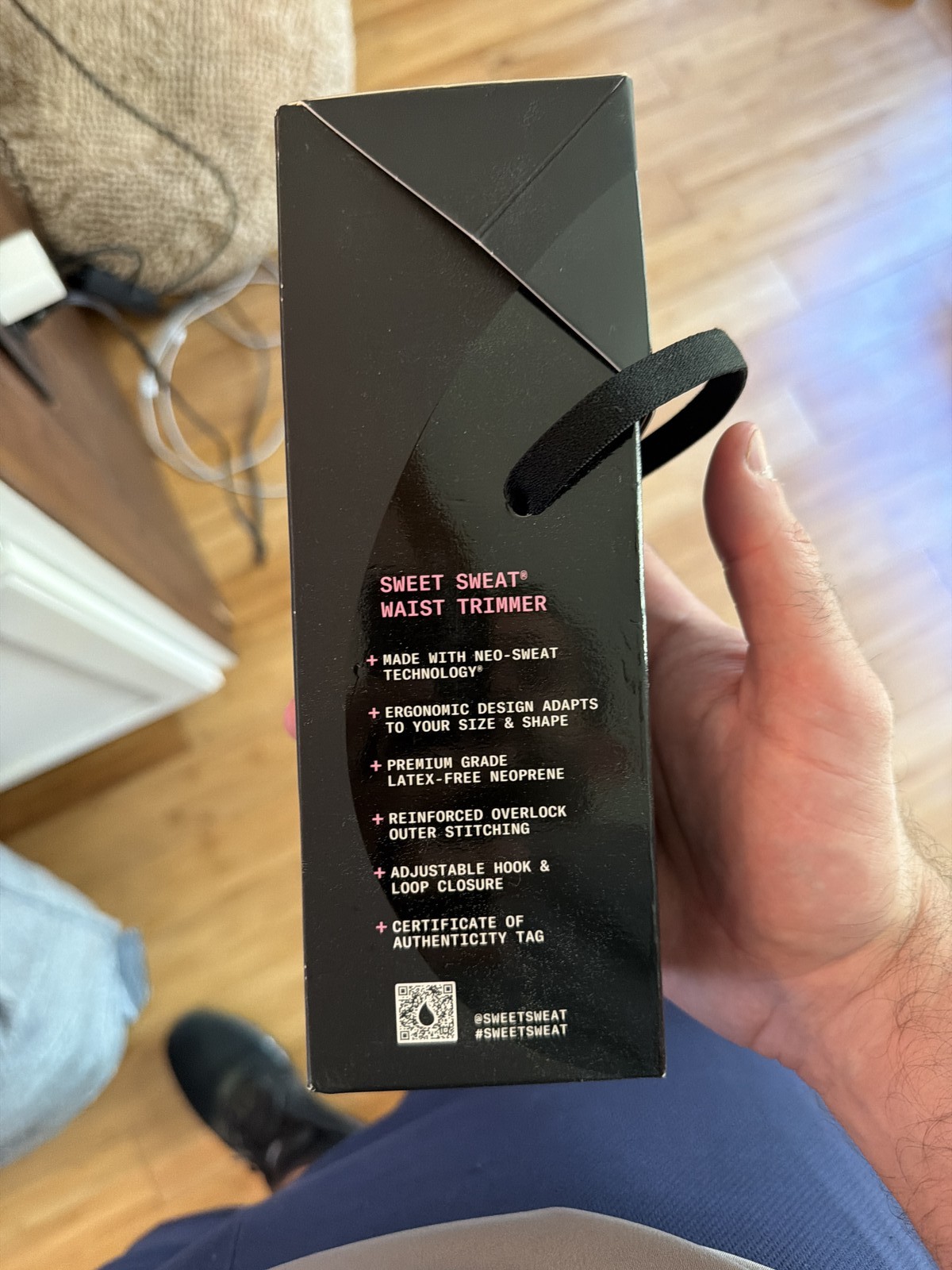 Sports Research Sweet Sweat Waist Trimmer Core Series Small Neoprene Workout Bel