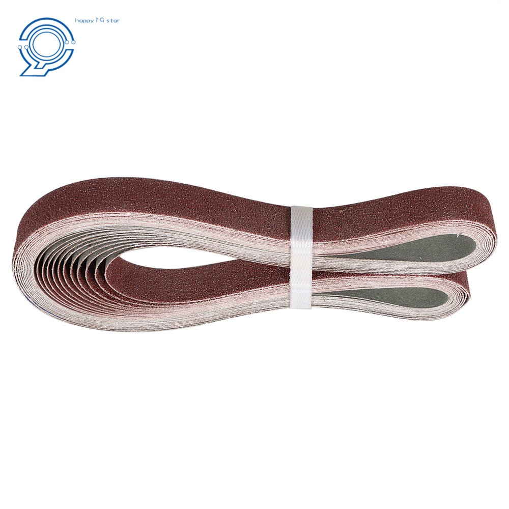 1 Inch x 42 Inch Sanding Belts 60 80 120 150 240 400 Grits Belt Sander 12 Pack