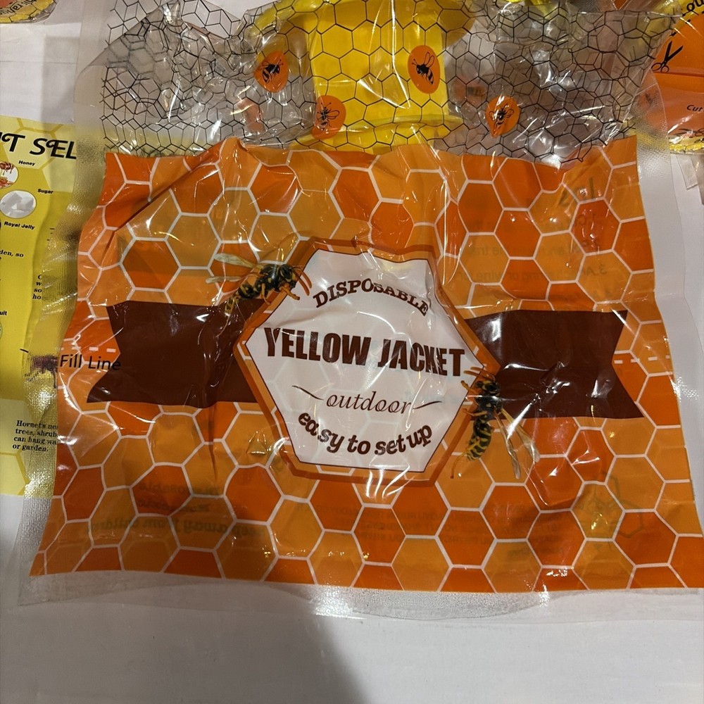 Effective 5 Pack Hornet & Bee Traps - Safe Outdoor Insect Control Solution