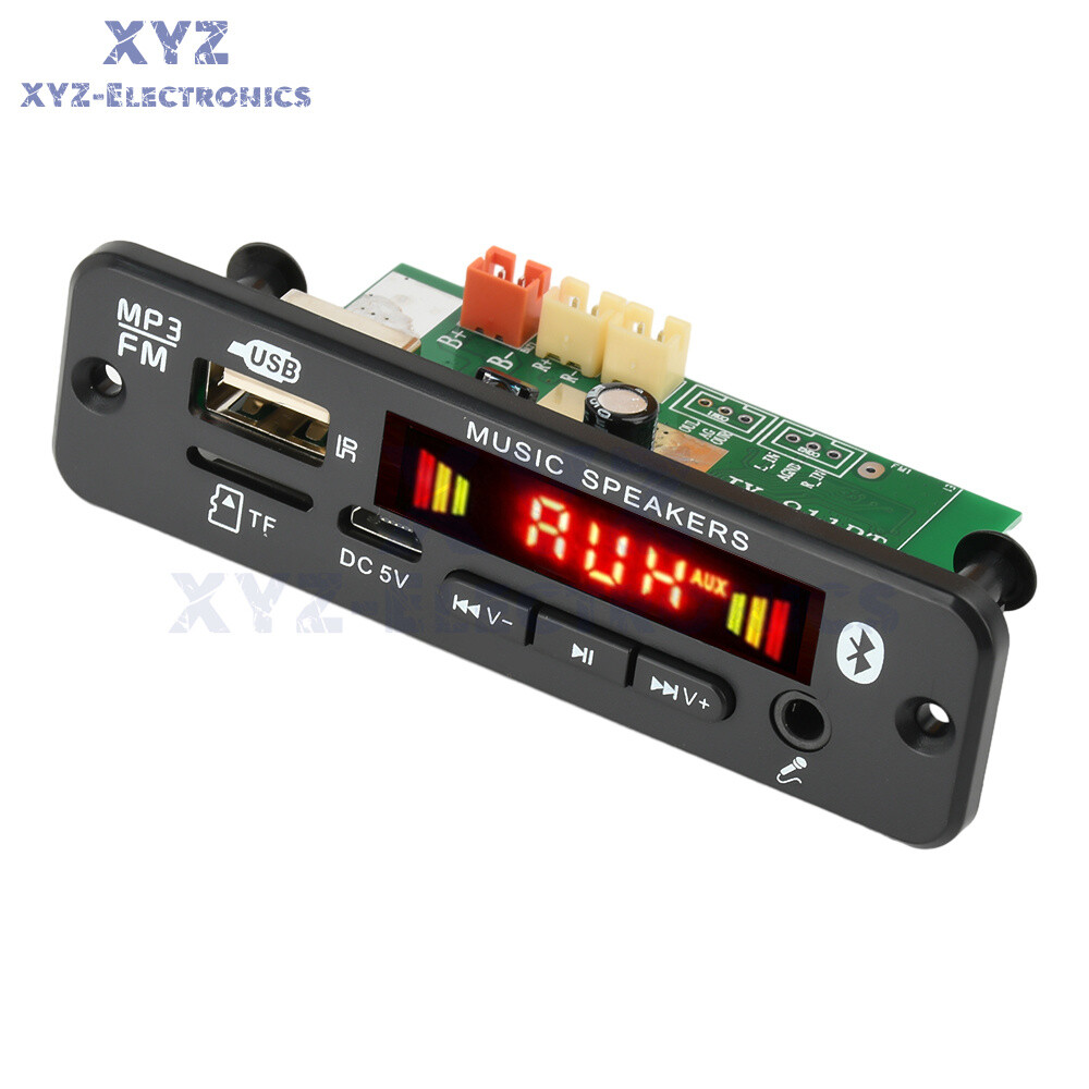 2*20W Amplifier Stereo DIY MP3 Decoder Board Bluetooth 5.0 Car FM Radio Module