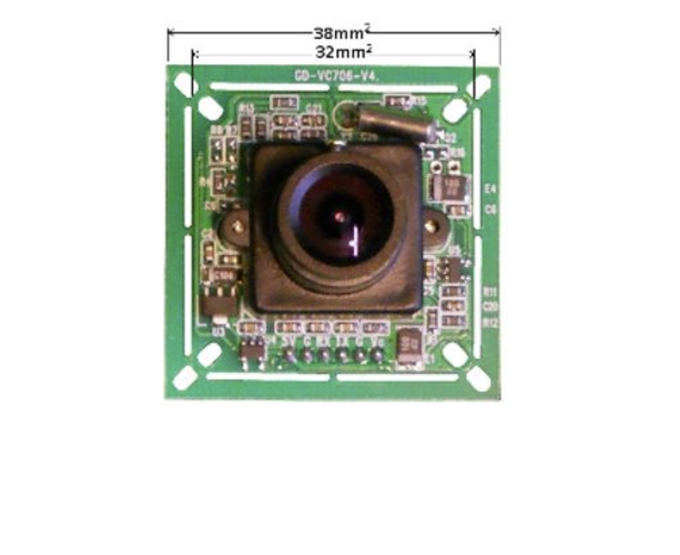 C429-L28 JPEG Compression VGA Camera Module WITH IR-CUT filter mounted on sensor
