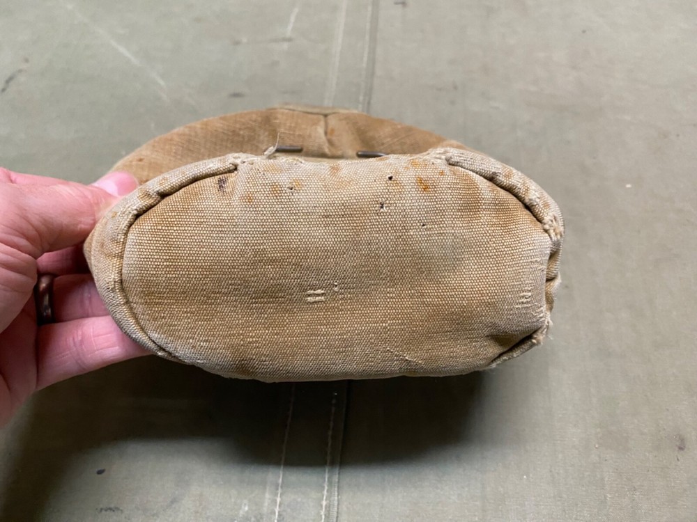 ORIGINAL WWII US ARMY INFANTRY M1942 CANTEEN COVER-OD#3