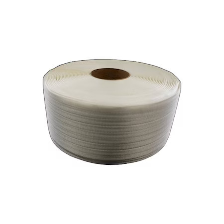 Plastic Strapping, 1, 528 Lb, White, 48Wo