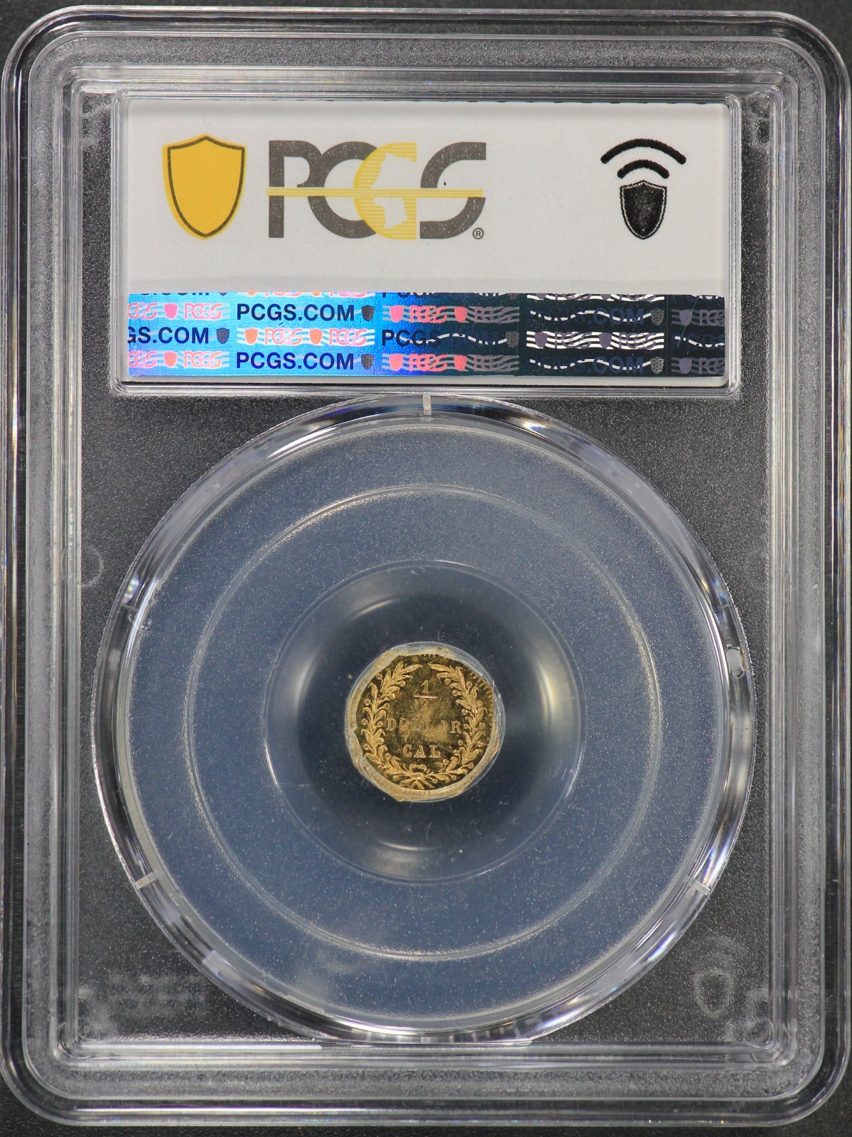 1874/3 California Fractional Gold PCGS MS62PL MS-62 Prooflike G50C BG-943