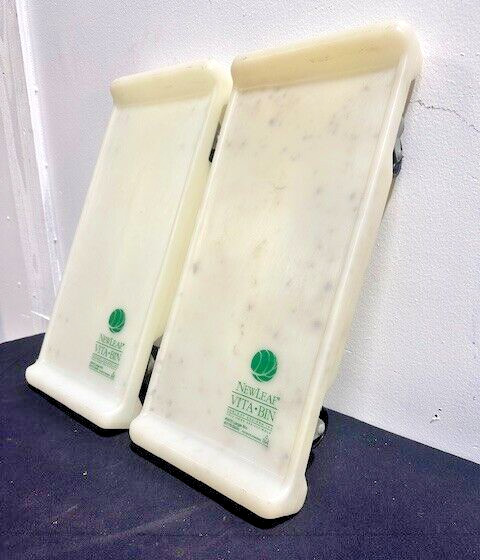LOT OF 2 "NLD  2175" MOBILE MOVING DOLLY FOR NEW LEAF  VITA BINS