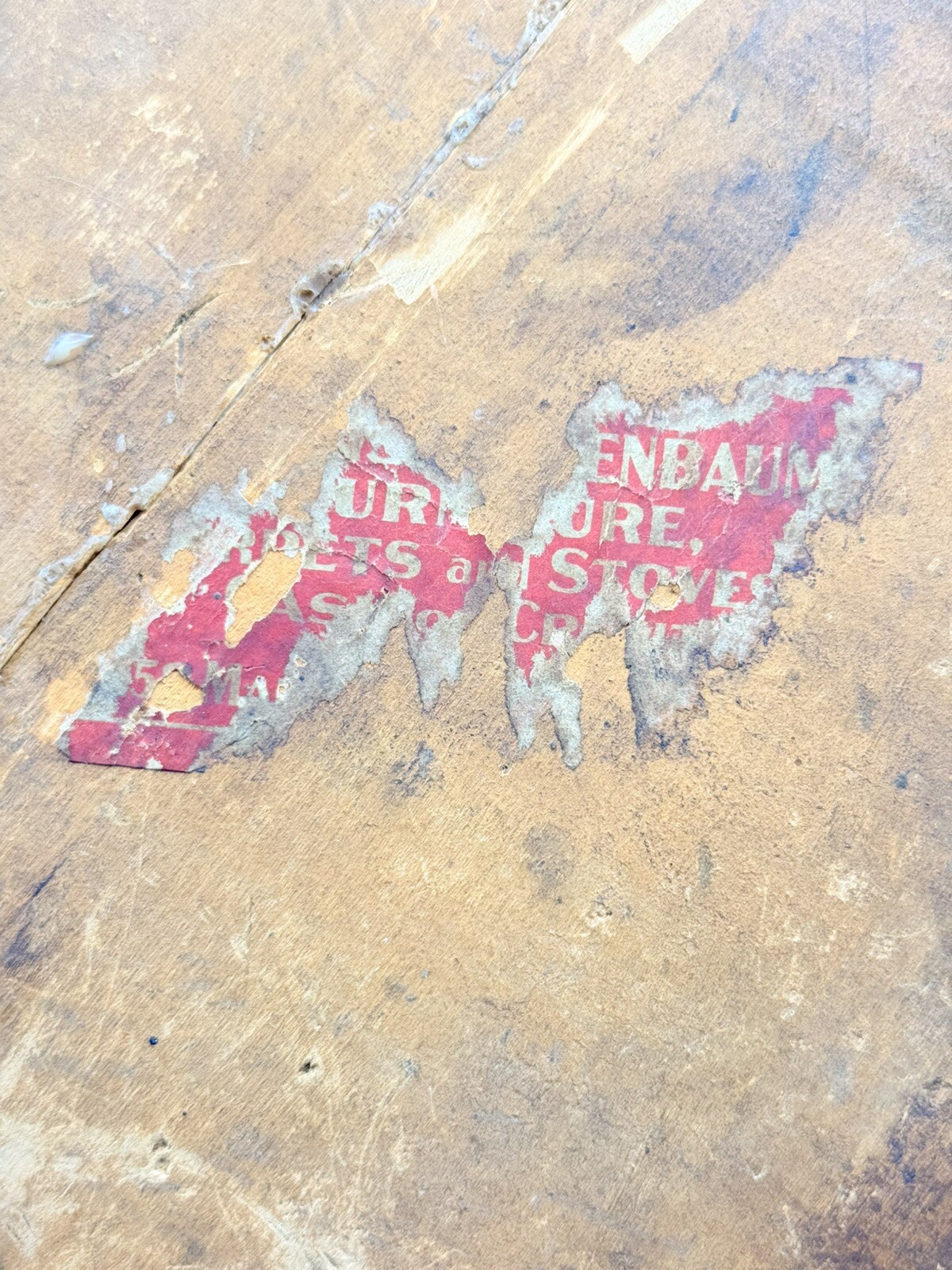 Antique Victorian Cast Iron Wood Foot Stool Ornate Read Description Partial Labe