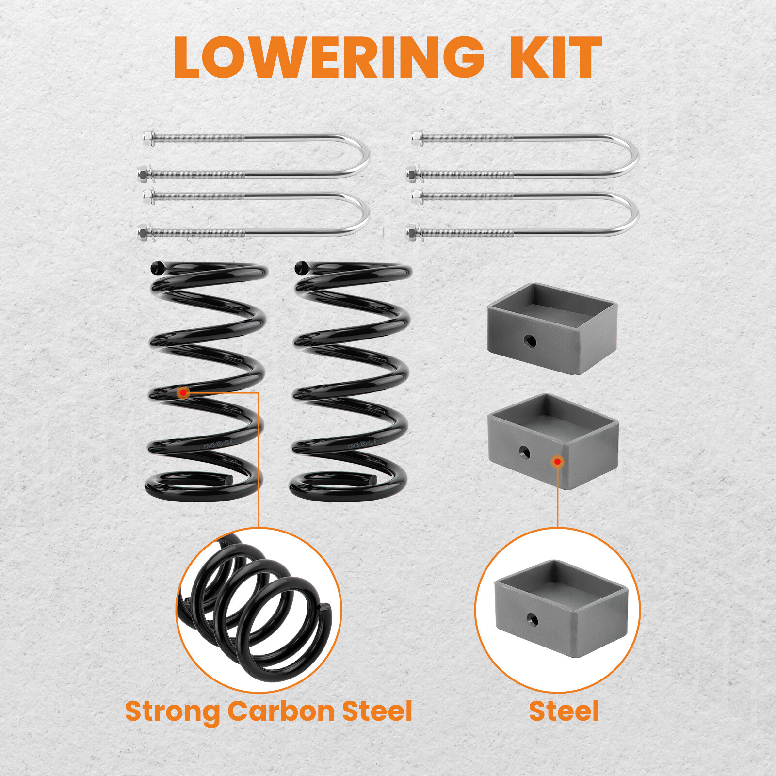 Front 3" & Rear 4" Coil Spring Lowering Kit For Chevy S10 GMC S15 1982-2004