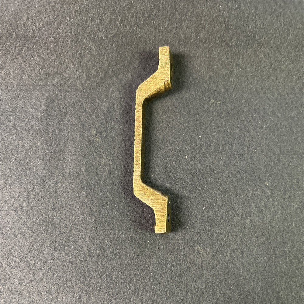 3" Rustic Pull with Faux Nails Antique Brass