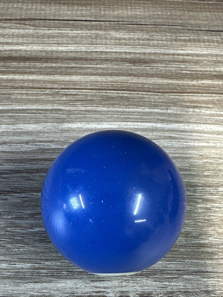 Mini Pool Ball #2 Blue Solid 1.5" Diameter Miniature Billiard Replacement Vtg