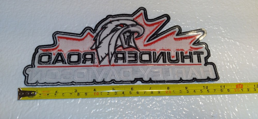 THUNDER ROAD HARLEY DAVIDSON EAGLE PATCH 10.75"