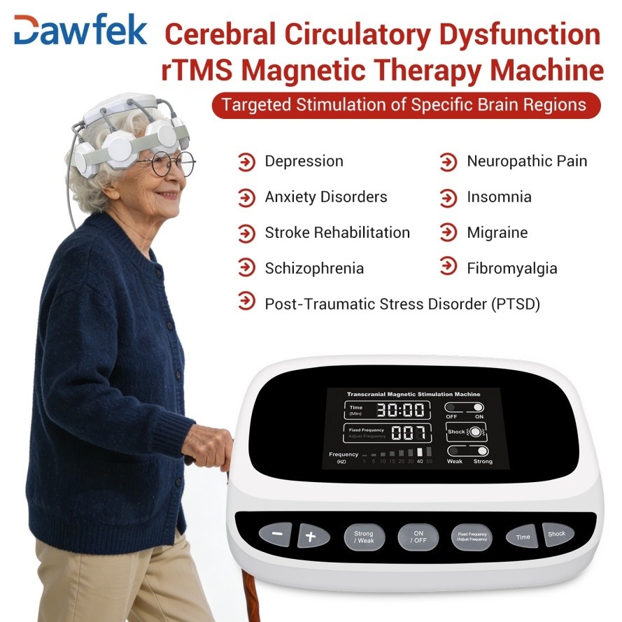 Transcranial Magnetic Stimulation Therapy Machine rTMS for Depression Stroke
