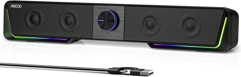 A40 Bluetooth Computer Speakers with Clear Sound, USB Plug & Play PC Speakers